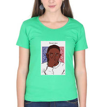 Load image into Gallery viewer, Kendrick Lamar T-Shirt for Women-Flag Green-Ektarfa.online
