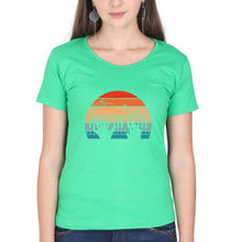 Load image into Gallery viewer, Piano T-Shirt for Women-flag green-Ektarfa.online

