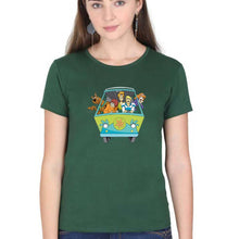 Load image into Gallery viewer, Scooby Doo T-Shirt for Women-Dark Green-Ektarfa.online
