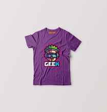 Load image into Gallery viewer, Geek Kids T-Shirt for Boy/Girl-Purple-Ektarfa.online
