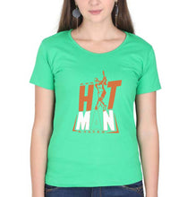 Load image into Gallery viewer, Rohit Sharma T-Shirt for Women-flag green-Ektarfa.online
