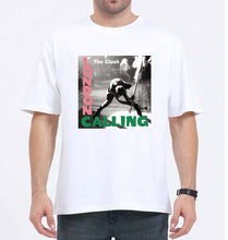 Load image into Gallery viewer, London Calling Oversized T-Shirt for Men-White-Ektarfa.online
