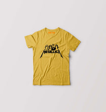 Load image into Gallery viewer, Metallica Kids T-Shirt for Boy/Girl-Golden Yellow-Ektarfa.online
