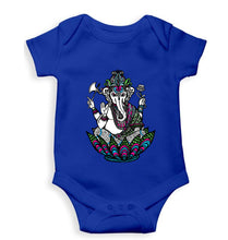 Load image into Gallery viewer, Psychedelic Ganesha Kids Romper For Baby Boy/Girl-Royal Blue-Ektarfa.online
