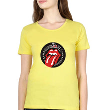 Load image into Gallery viewer, Rolling Stones T-Shirt for Women-Yellow-Ektarfa.online

