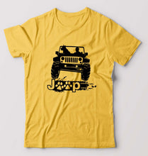 Load image into Gallery viewer, Jeep T-Shirt for Men-Golden yellow-Ektarfa.online
