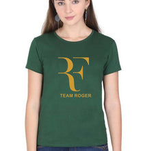 Load image into Gallery viewer, Roger Federer T-Shirt for Women-Dark Green-Ektarfa.online
