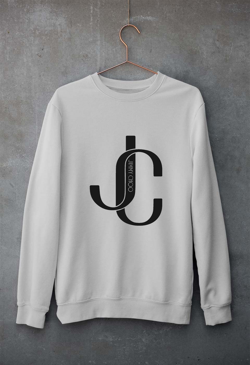 Jimmy Choo Unisex Sweatshirt for Men/Women-Grey Melange-Ektarfa.online