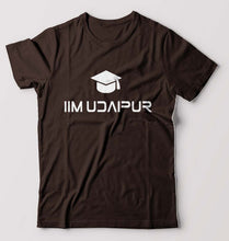 Load image into Gallery viewer, IIM Udaipur T-Shirt for Men-Coffee Brown-Ektarfa.online
