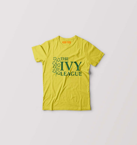 Ivy League Kids T-Shirt for Boy/Girl-Yellow-Ektarfa.online
