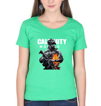 Load image into Gallery viewer, Call of Duty (COD) T-Shirt for Women-flag green-Ektarfa.online
