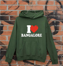 Load image into Gallery viewer, I Love BANGALORE Unisex Hoodie for Men/Women-Dark Green-Ektarfa.online
