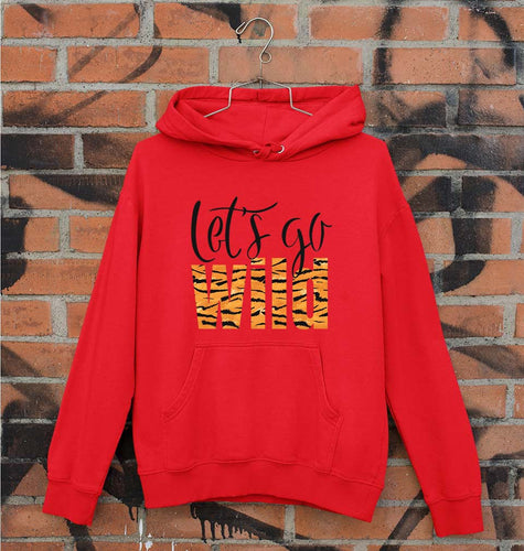 Lets Go Wild Unisex Hoodie for Men/Women-Red-Ektarfa.online