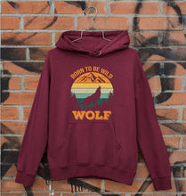 Load image into Gallery viewer, Wolf Unisex Hoodie for Men/Women-Maroon-Ektarfa.online
