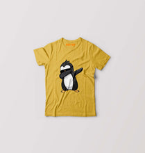 Load image into Gallery viewer, Dab Penguin Kids T-Shirt for Boy/Girl-Golden Yellow-Ektarfa.online
