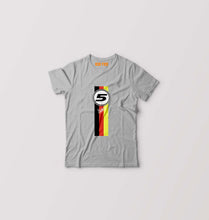 Load image into Gallery viewer, Sebastian Vettel F1 Kids T-Shirt for Boy/Girl-Grey-Ektarfa.online
