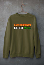 Load image into Gallery viewer, Battlegrounds Mobile India (BGMI) Unisex Sweatshirt for Men/Women-Olive Green-Ektarfa.online
