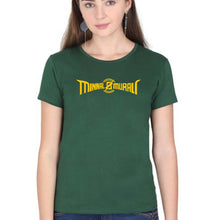 Load image into Gallery viewer, Minnal Murali T-Shirt for Women-Dark Green-Ektarfa.online
