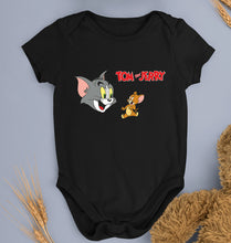 Load image into Gallery viewer, Tom and Jerry Kids Romper For Baby Boy/Girl-0-5 Months(18 Inches)-Black-Ektarfa.online
