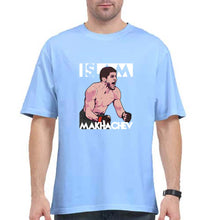 Load image into Gallery viewer, Islam Makhachev Oversized T-Shirt for Men-Baby Blue-Ektarfa.online
