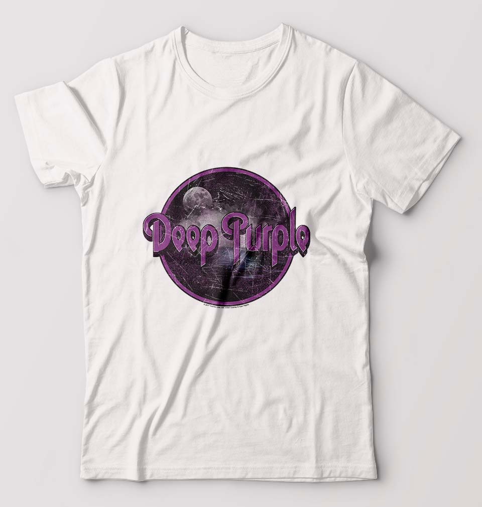 Deep Purple T-Shirt for Men-White-Ektarfa.online