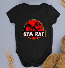Load image into Gallery viewer, Gym Rat Kids Romper For Baby Boy/Girl-Black-Ektarfa.online
