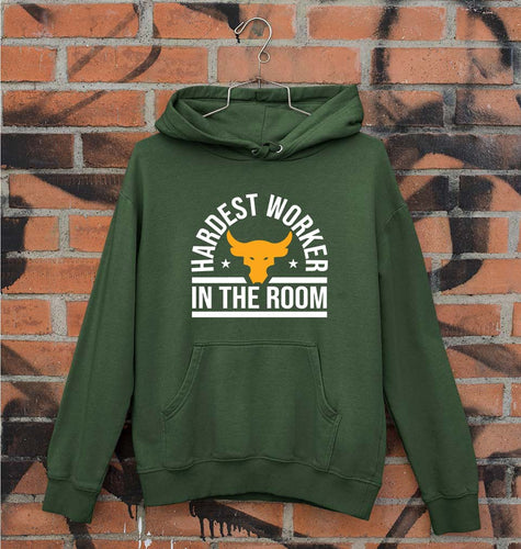 Hardest Worker In the Room Gym Unisex Hoodie for Men/Women-Dark Green-Ektarfa.online