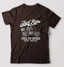 Load image into Gallery viewer, Motorcycle T-Shirt for Men-Coffee Brown-Ektarfa.online
