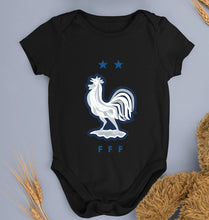 Load image into Gallery viewer, France Football Kids Romper For Baby Boy/Girl-Black-Ektarfa.online
