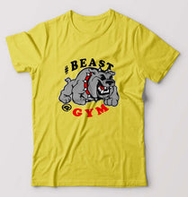 Load image into Gallery viewer, Beast Gym T-Shirt for Men-Yellow-Ektarfa.online
