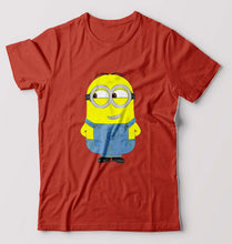 Load image into Gallery viewer, Minion T-Shirt for Men-Brick Red-Ektarfa.online
