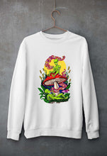 Load image into Gallery viewer, Trippy Psychedelic Weed Stoned Unisex Sweatshirt for Men/Women-White-Ektarfa.online
