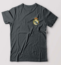 Load image into Gallery viewer, Real Madrid Logo T-Shirt for Men-Steel grey-Ektarfa.online
