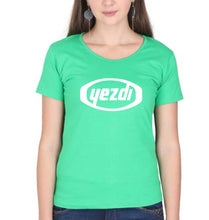 Load image into Gallery viewer, Yezdi T-Shirt for Women-flag green-Ektarfa.online
