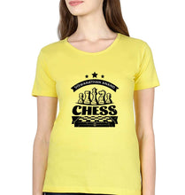 Load image into Gallery viewer, Viswanathan Anand Chess T-Shirt for Women-Yellow-Ektarfa.online
