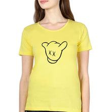 Load image into Gallery viewer, Kaws T-Shirt for Women-Yellow-Ektarfa.online
