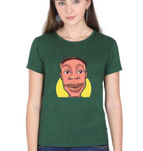 Load image into Gallery viewer, Khaby Lame T-Shirt for Women-Dark Green-Ektarfa.online
