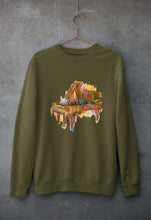 Load image into Gallery viewer, Piano Unisex Sweatshirt for Men/Women-Olive Green-Ektarfa.online
