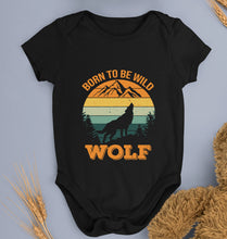 Load image into Gallery viewer, Wolf Kids Romper For Baby Boy/Girl-Black-Ektarfa.online
