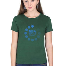 Load image into Gallery viewer, MBA T-Shirt for Women-Dark Green-Ektarfa.online
