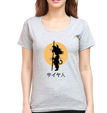 Load image into Gallery viewer, Dragon Ball Goku T-Shirt for Women-Grey Melange-Ektarfa.online
