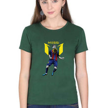 Load image into Gallery viewer, Messi T-Shirt for Women-Dark Green-Ektarfa.online
