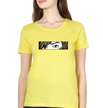Load image into Gallery viewer, Anime T-Shirt for Women-Yellow-Ektarfa.online
