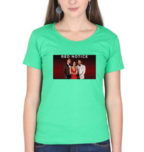Load image into Gallery viewer, Red Notice T-Shirt for Women-flag green-Ektarfa.online
