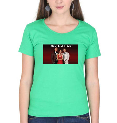 Red Notice T-Shirt for Women-flag green-Ektarfa.online