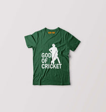 Load image into Gallery viewer, Sachin Tendulkar God T-Shirt for Boy/Girl-Dark Green-Ektarfa.online
