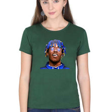 Load image into Gallery viewer, Lil Uzi Vert (LUV) T-Shirt for Women-Dark Green-Ektarfa.online
