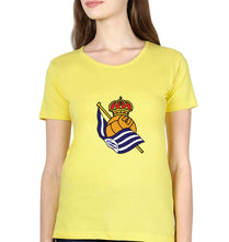 Load image into Gallery viewer, Real-Sociedad T-Shirt for Women-Yellow-Ektarfa.online
