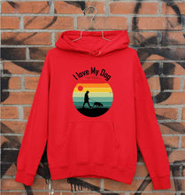 Load image into Gallery viewer, Love Dog Unisex Hoodie for Men/Women-Red-Ektarfa.online
