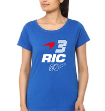 Load image into Gallery viewer, Daniel Ricciardo T-Shirt for Women-Royal Blue-Ektarfa.online
